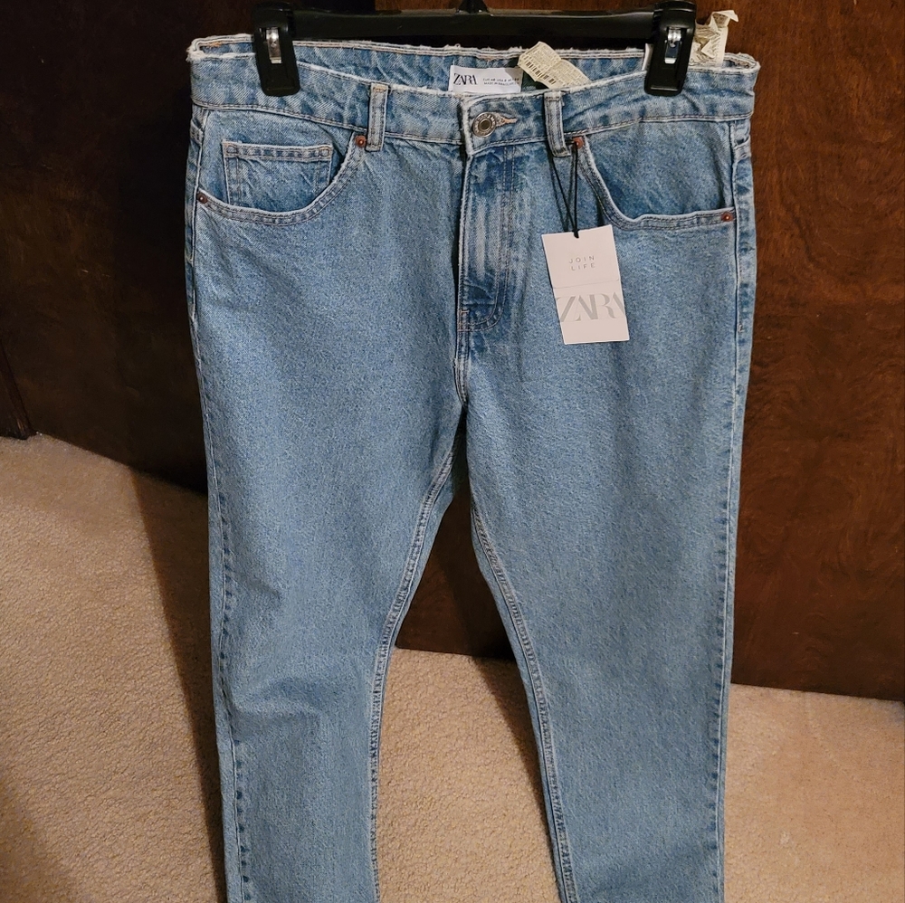 Zara mom fit jeans new with tags sz 8